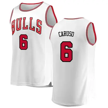 Chicago Bulls Alex Caruso Jersey - Association Edition - Youth Fast Break White
