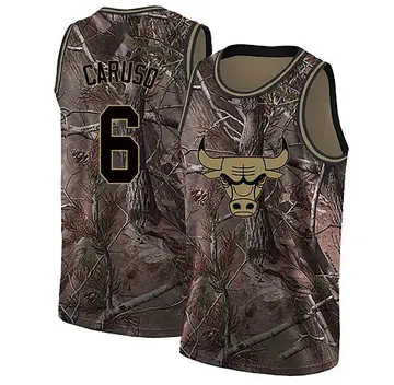 Chicago Bulls Alex Caruso Realtree Collection Jersey - Youth Swingman Camo