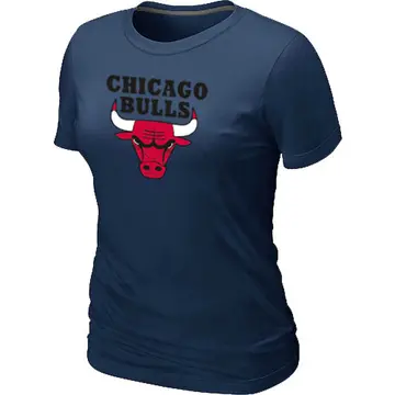 Chicago Bulls Big & Tall Primary Logo T-Shirt - - Women's Navy
