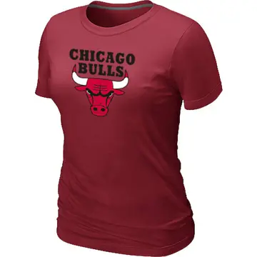 Chicago Bulls Big & Tall Primary Logo T-Shirt - - Women's Red
