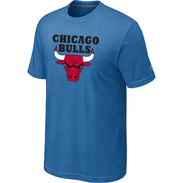 Chicago Bulls Big & Tall Short Sleeve T-Shirt - - Men's Light Blue