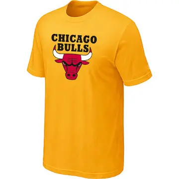 Chicago Bulls Big & Tall Short Sleeve T-Shirt - - Men's Yellow