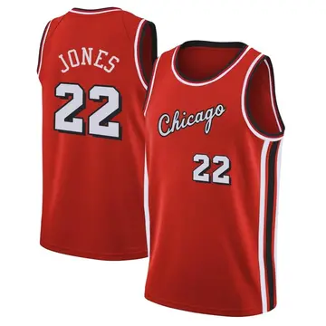 Chicago Bulls Carlik Jones 2021/22 City Edition Jersey - Men's Swingman Red