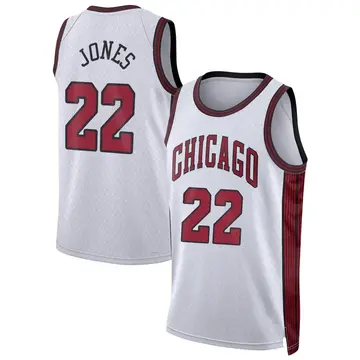 Chicago Bulls Carlik Jones 2022/23 City Edition Jersey - Youth Swingman White