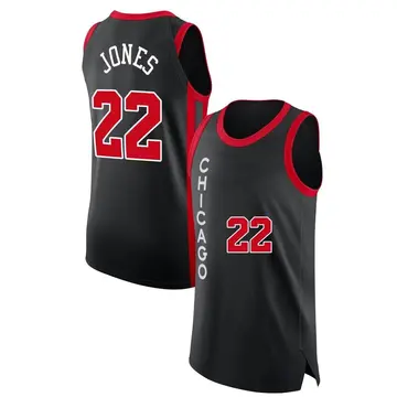 Chicago Bulls Carlik Jones 2023/24 City Edition Jersey - Men's Authentic Black