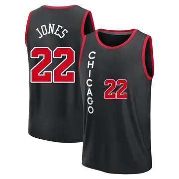 Chicago Bulls Carlik Jones 2023/24 City Edition Jersey - Men's Fast Break Black