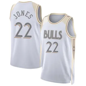 Chicago Bulls Carlik Jones 2024/25 City Edition Jersey - Youth Swingman White