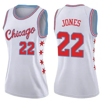 Chicago Bulls Carlik Jones Jersey - City Edition - Women's Swingman White