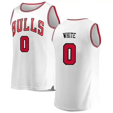Chicago Bulls Coby White Jersey - Association Edition - Youth Fast Break White