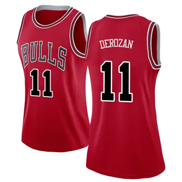 Chicago Bulls DeMar DeRozan Jersey - Icon Edition - Women's Swingman Red