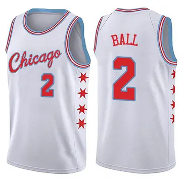 Chicago Bulls Lonzo Ball Jersey - City Edition - Youth Swingman White