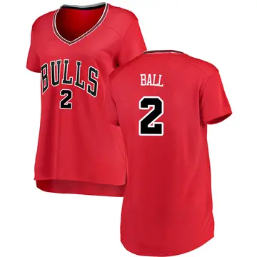 Chicago Bulls Lonzo Ball Jersey - Icon Edition - Women's Swingman Red
