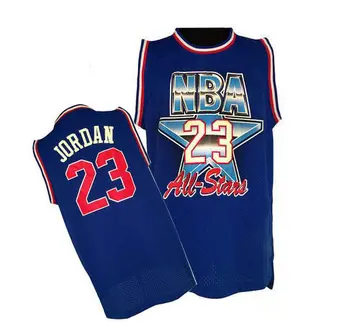 Chicago Bulls Michael Jordan 1992 All Star Throwback Jersey - Men's Authentic Blue