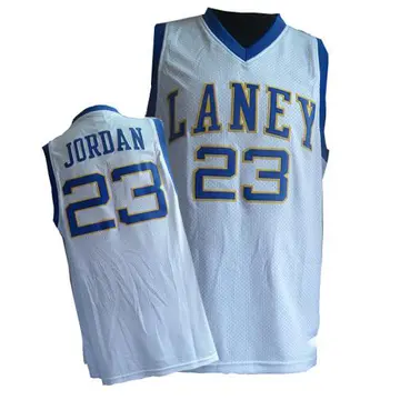 Chicago Bulls Michael Jordan Laney High School Classic Throwback Jersey - Men's Authentic White