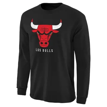 Chicago Bulls Noches Enebea Long Sleeve T-Shirt - - Men's Black