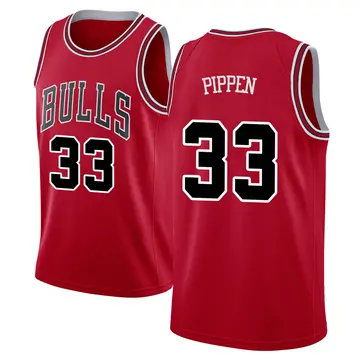 Chicago Bulls Scottie Pippen Jersey - Icon Edition - Men's Swingman Red