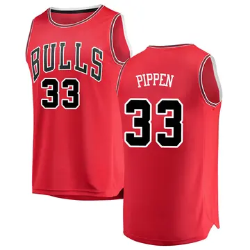 Chicago Bulls Scottie Pippen Jersey - Icon Edition - Youth Swingman Red