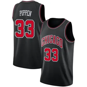 Chicago Bulls Scottie Pippen Jersey - Statement Edition - Men's Swingman Black