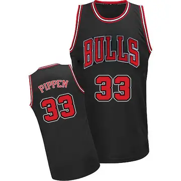 Chicago Bulls Scottie Pippen Throwback Jersey - Men's Authentic Black