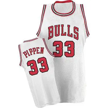 Chicago Bulls Scottie Pippen Throwback Jersey - Men's Swingman White