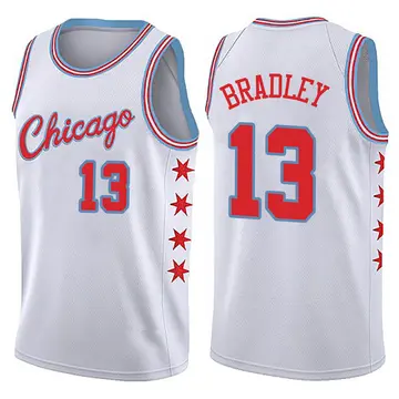 Chicago Bulls Tony Bradley Jersey - City Edition - Men's Swingman White