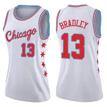 Chicago Bulls Tony Bradley Jersey - City Edition - Women's Swingman White