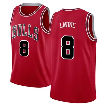 Chicago Bulls Zach LaVine Jersey - Icon Edition - Men's Swingman Red