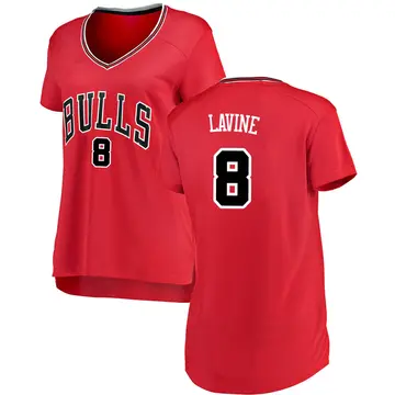 Chicago Bulls Zach LaVine Jersey - Icon Edition - Women's Swingman Red
