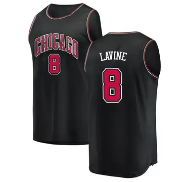 Chicago Bulls Zach LaVine Jersey - Statement Edition - Men's Fast Break Black